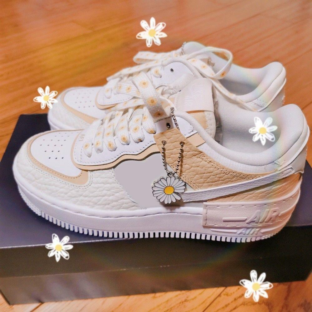 Little Daisies Shoelaces Cartoon Printing Fashion Unisex Flat Shoe laces High-top Canvas Sneakers Shoelaces AF1 Sports Shoelaces