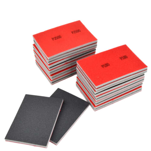 Sanding Sponge Blocks, Set of 24, Polishing Sponges for Wood, Metal, Plastic, Stone, Cars, Furniture, and Jewelry Polishing, Rust Removal, and Dirt Re