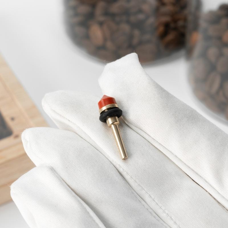 Měděný ventilový kolík kávovaru kompatibilní s výfukovým ventilem Jura, těsněním formy a O-kroužkem