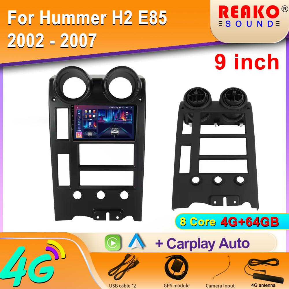 Car Radio Carplay For Hummer H2 E85 2002 - 2007 Navigation GPS Android Auto Bluetooth Multimedia Player Stereo 2din 5G Wifi