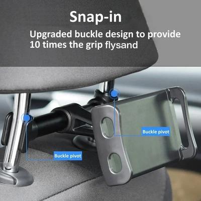 Universal Car Tablet Holder Rotating Push Type Stand Mount for Tablets Seat Supporter Accessories for Vehicles