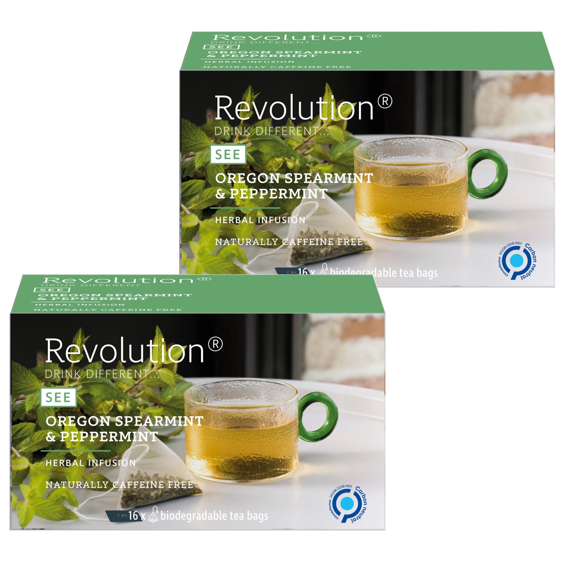 

Накато Революция Революция Чай x 16 Набор из 2 Травяной чай [Мята кудрявая и Мята перечная] (Пакетики по 1,5 г) Без кофеина