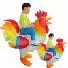 New Arrival Colorful Inflatable Rooster Costume Halloween Makeup Dance Party Holiday Decorations, Big Inflatable Rooster Costume