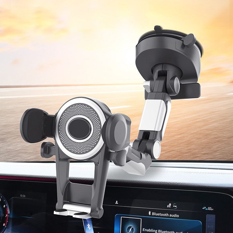 Large Suction Cup Car Phone Holder Car Navigation Dashboard Windshield Dashboard Mechanical Arm Stable