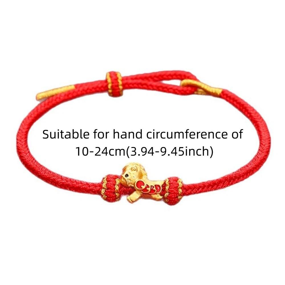 Wristband Horse Bead Bracelet Blessing Lucky Pony Fortune Bracelet Spring Festival