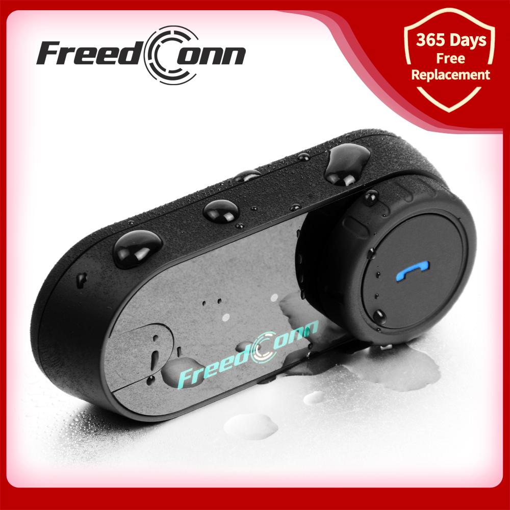 

Freedconn T Com VB Мотоциклетный шлем Интерком Гарнитура Bluetooth Наушники BT 5.0 FM Музыка Поделиться Групповой Intercomunicador 6 Riders