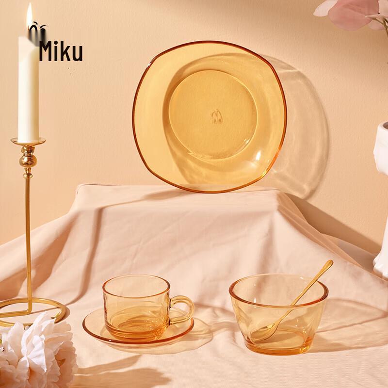 Miku Noble 5-Piece Glass Tableware Set