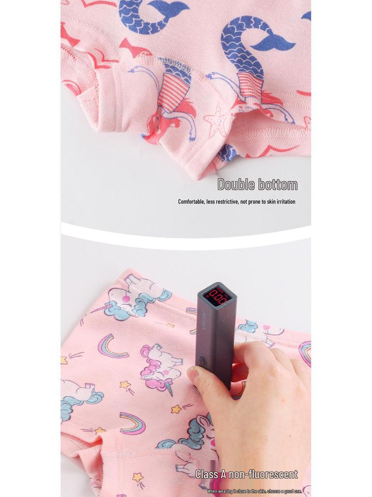 Girls' 100% Cotton Boxer Briefs - Toddler and Baby Underwear