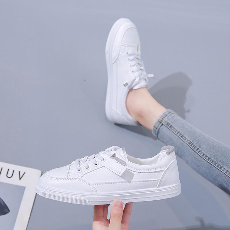 2025 New Leather Shoes Children's Casual Shoes Versatile Women's Shoes Sports Little White Shoes Women's Spring and Summer Baseplate Shoes Trendy Sh