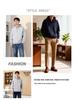 2025 Men's Heavyweight Fleece Hooded Sweatshirt: Autumn/Winter Half-Zip Casual Jacket