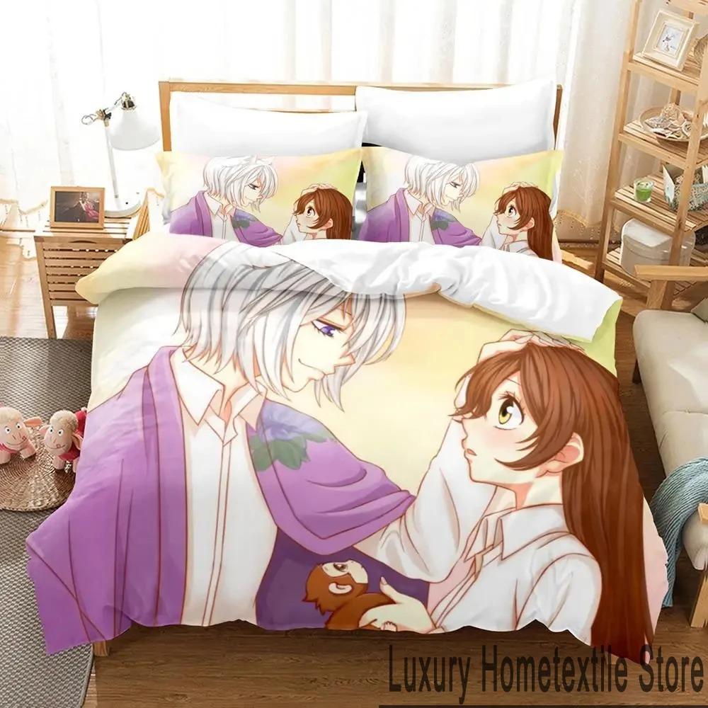 3D-tryck Kamisama Kiss Tomoe Anime Sängkläder Set Pojkar Flickor Twin Queen King Size Påslakan Örngott Säng pojkar Vuxen