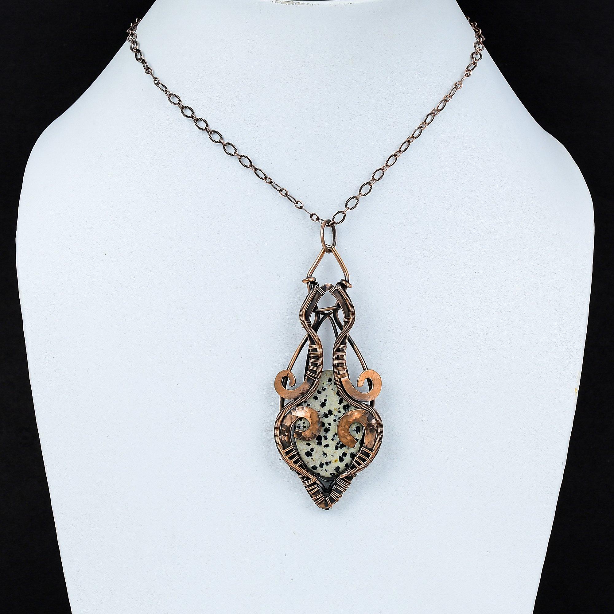 Подвеска из далматинской яшмы — фото 5