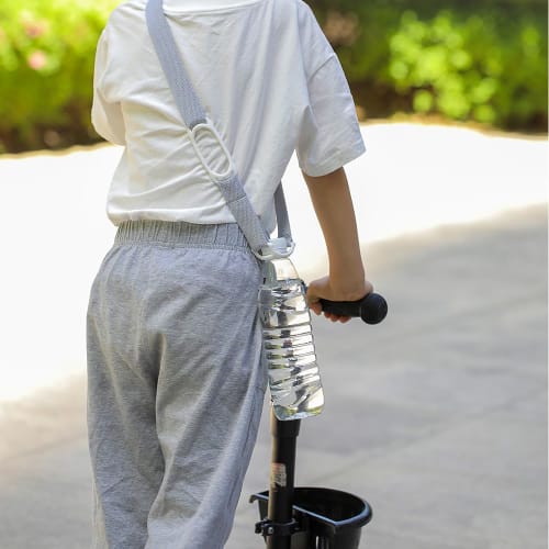 Winuin Bottle Strap, Adjustable Length, Shoulder Strap for Adults and Kids, Silicone and Cotton, Easy to Attach and Remove, Ideal for Outdoor Activiti