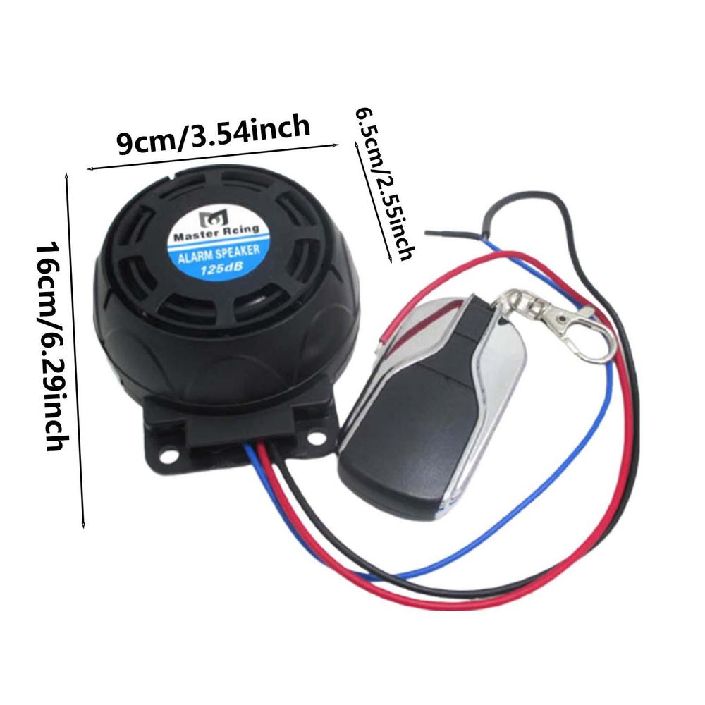 

Cycling Alarms For Cycling Waterproof Remote Control Security System For Motorcycle Loud Alarm With High Sensitivity Security