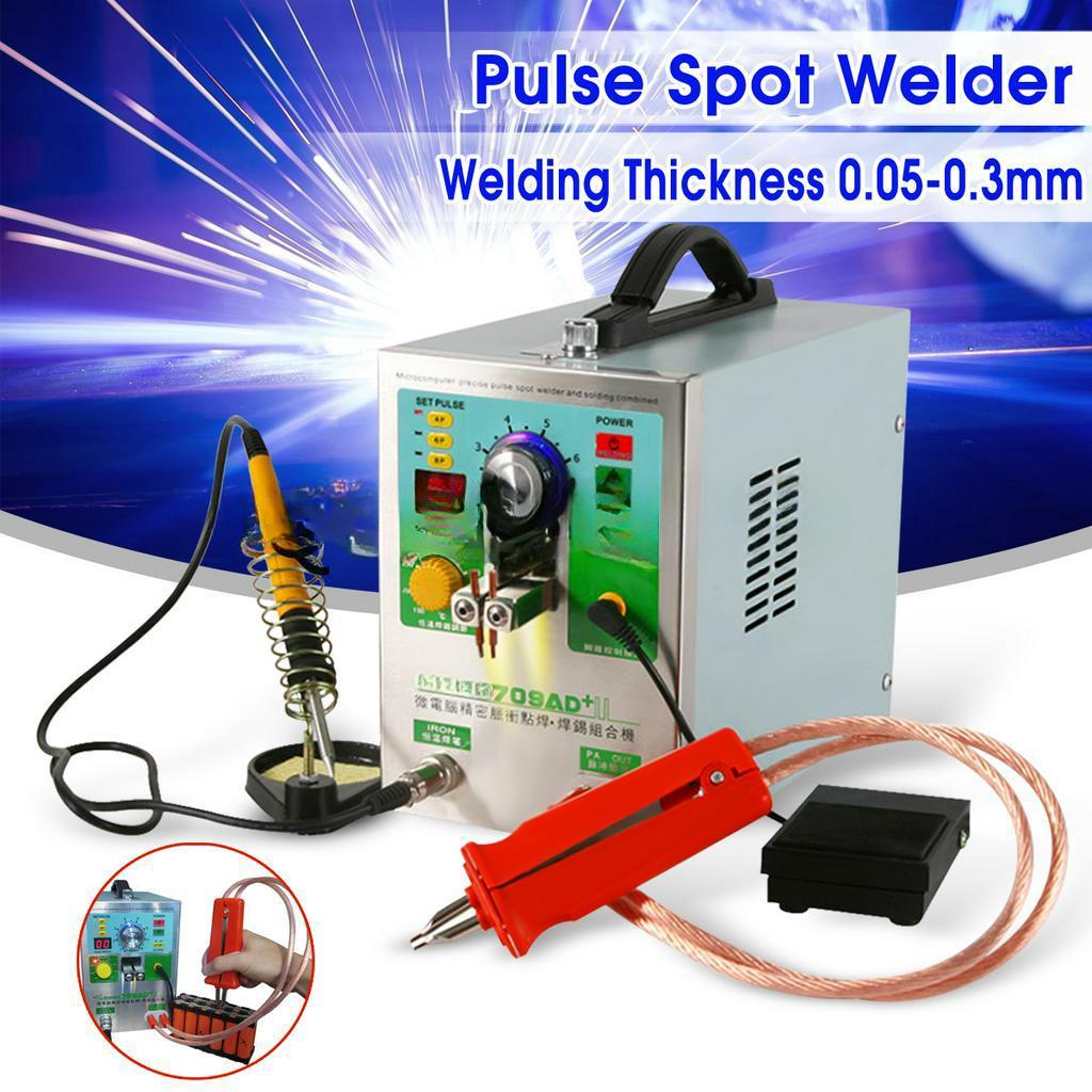 1.9KW SUNKKO Spot Welder S709AD Battery Pack Spot Welder Lithium-ion Battery Pulse Welder Welding Soldering Machine EU220V