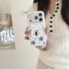 Custom Polka Dot Mirror Star Stand for iPhone 17/16 Pro Max/15/14 Cases