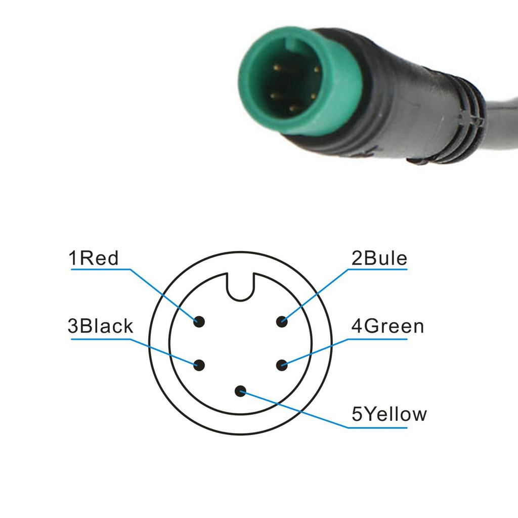 Electric Bike LCD Meter 5 Pin 24V 36V 48V 60V Universal E Scooter M5 LCD Panel Screen for 31.8 22.2mm Electric Bikes
