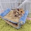 Double-layer Pet Hammock Soft Hanging Nest Bed Hamster Hideaway Jumping Platform Small Animal