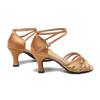 Mädchen Satin Latein Tanzschuhe Ballsaal Damen Tango Performance Schuhe 5CM/7CM