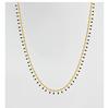 Bohemian Water Drop Enamel Necklace: Simple, Versatile Clavicle Chain for Women