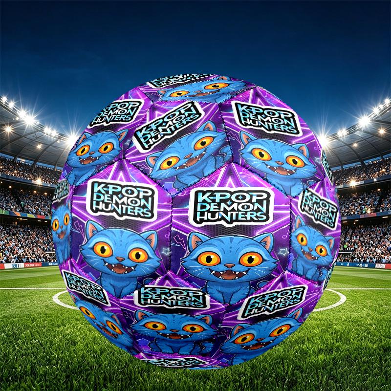 Singer Print Size 5 Soccer Ball, PU Wear Resistant Football for Match Training and Daily Practice, Birthday Gift for Soccer Fans