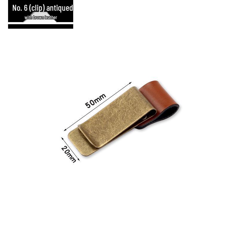 Vintage Paper Clip Notebook Accessories - Multipurpose Pen Clip Stationery with Custom Logo