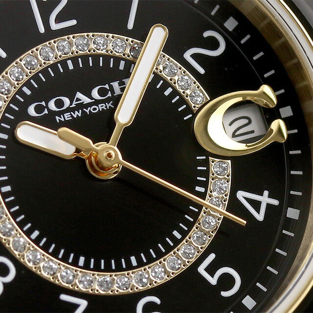 COACH Preston Quartz Black Dial Ladies Watch