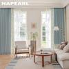 1PC NAPEARL 70-80% Blackout Romantic Rose Print Side Panel Blackout Curtains for Bedroom Living Room Home Decor