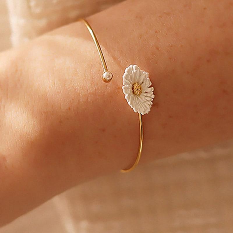 

Dana Burton English Mini Daisy Bracelet Silk Purple