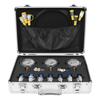 Aluminum Excavator Hydraulic Pressure Gauge Meter Test Kit Diagnostic Tool