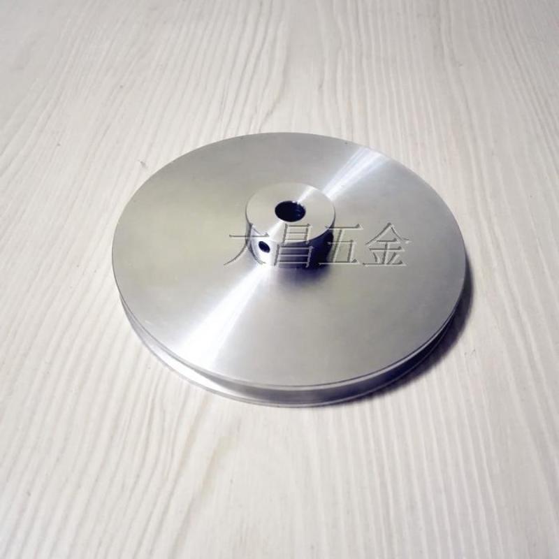 Japanese type Aluminum Alloy Misumi round belt pulley spindle motor drive belt wheel diameter 100mm
