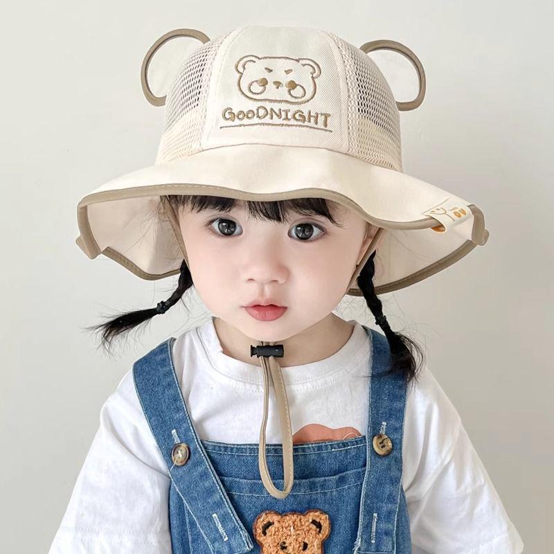 Breathable Mesh Sun Hat for Kids - Summer Protection for Girls & Boys