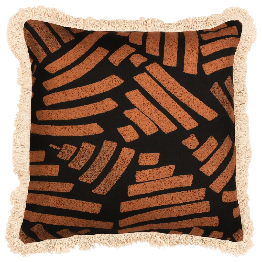 Paoletti Oromo Fringe Cushion Cover