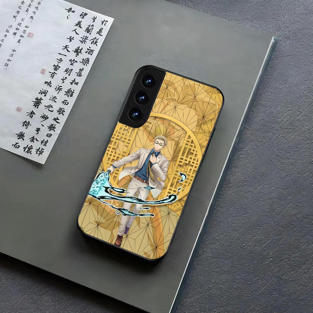 Kento T-Nanami J-Jujutsu K-Kaisen Phone Case For Samsung S24, S25 22,30,Note20,Ultra,Lite,Ultra5G,Plus,FE Black Cover