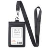 2022 NEW Formal US Reporter Police Agent ID Badge Business Work Card Holder Neck Lanyard Genuine Leather id card holders Case High Office Supplies