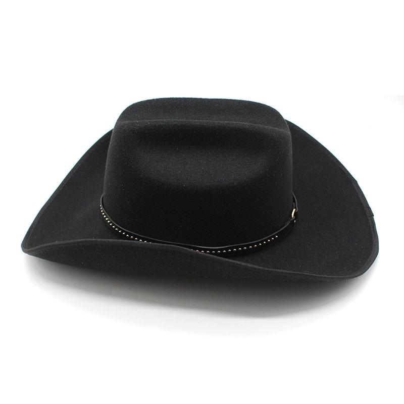 Men Women Western Style Wide Brim Cowboy Hat