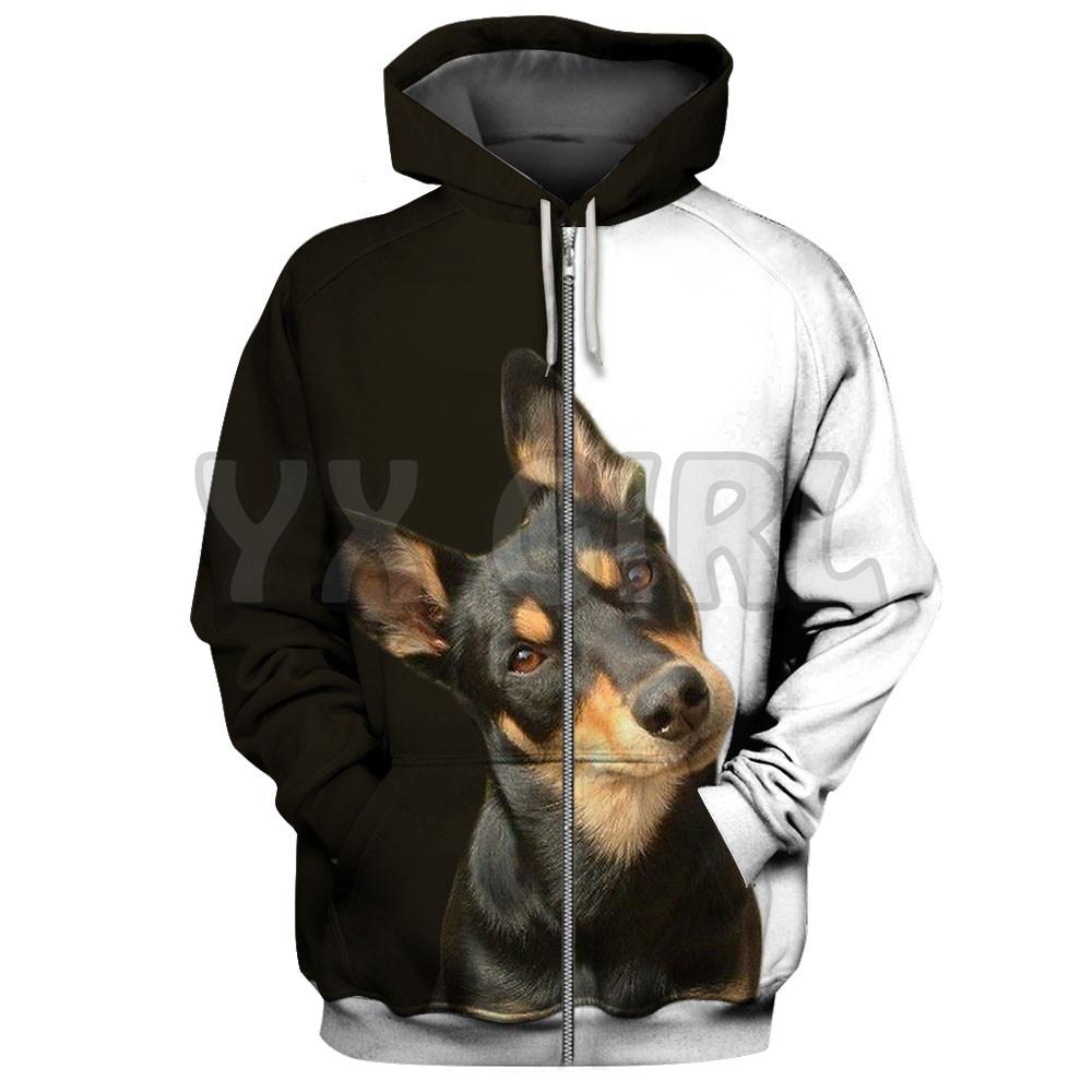 White Terrier West Highland Dogs 3D Print Hoodies Men Women Unisex Pullovers Zipper Hoodie Casual Street Tracksuit Spring Autumn