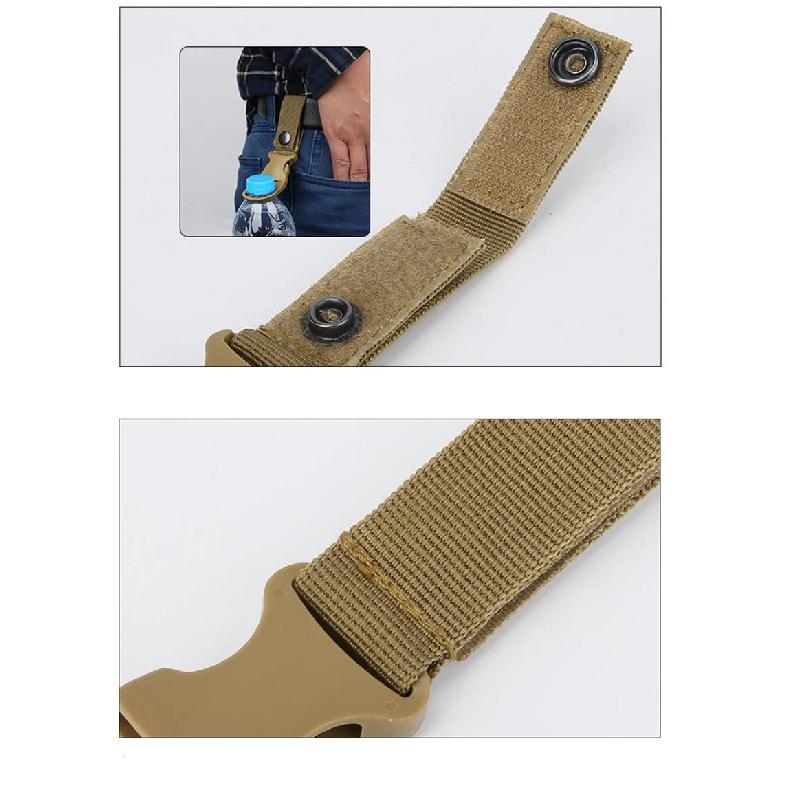2pcs Waterbottle Buckle Hook Nylon Webbing Buckle Hook for Going Out Climb Backpack Hanger Camp Water Bottle Holder Clip Cup Holders 5