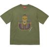 Supreme King Tut S/S Top Olive
