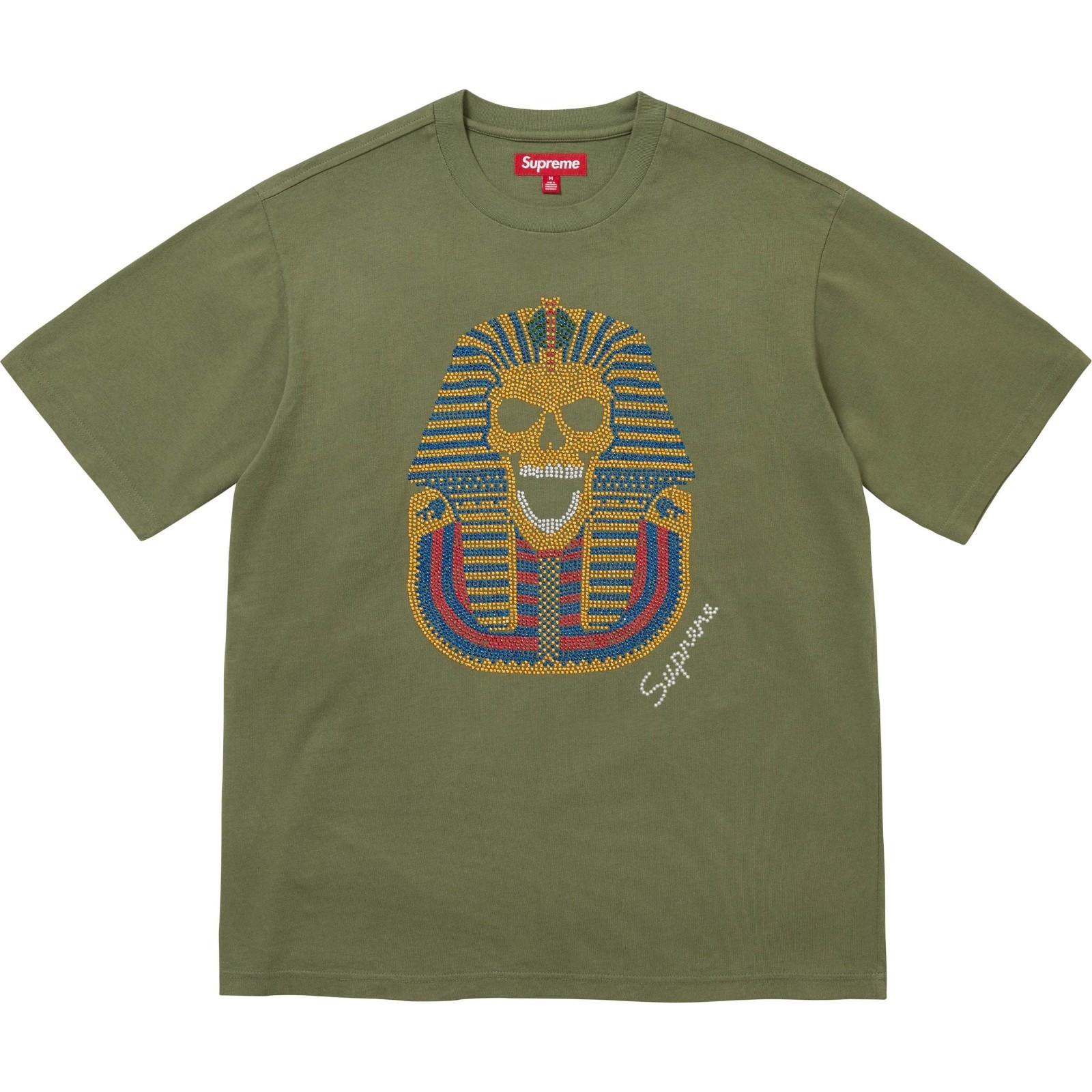 Supreme King Tut S/S Top Olive L