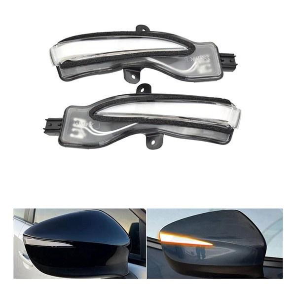 1 Pair Compatible with 16-18 Mazda CX-3, CX-4, CX-5 KE Rearview Mirror Turn Signal