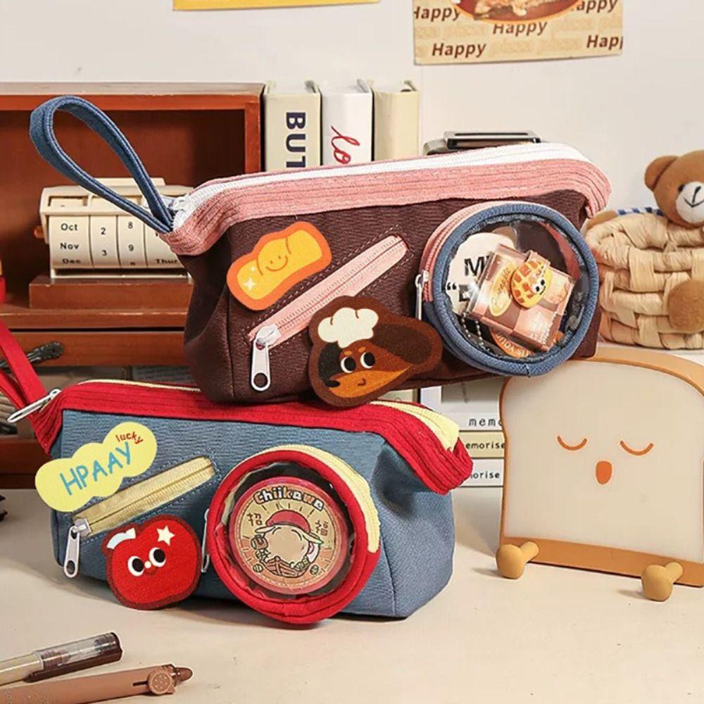 

Multilayer Pen Bag Multifunctional Pencil Box New Pencil Case Student Gift 02