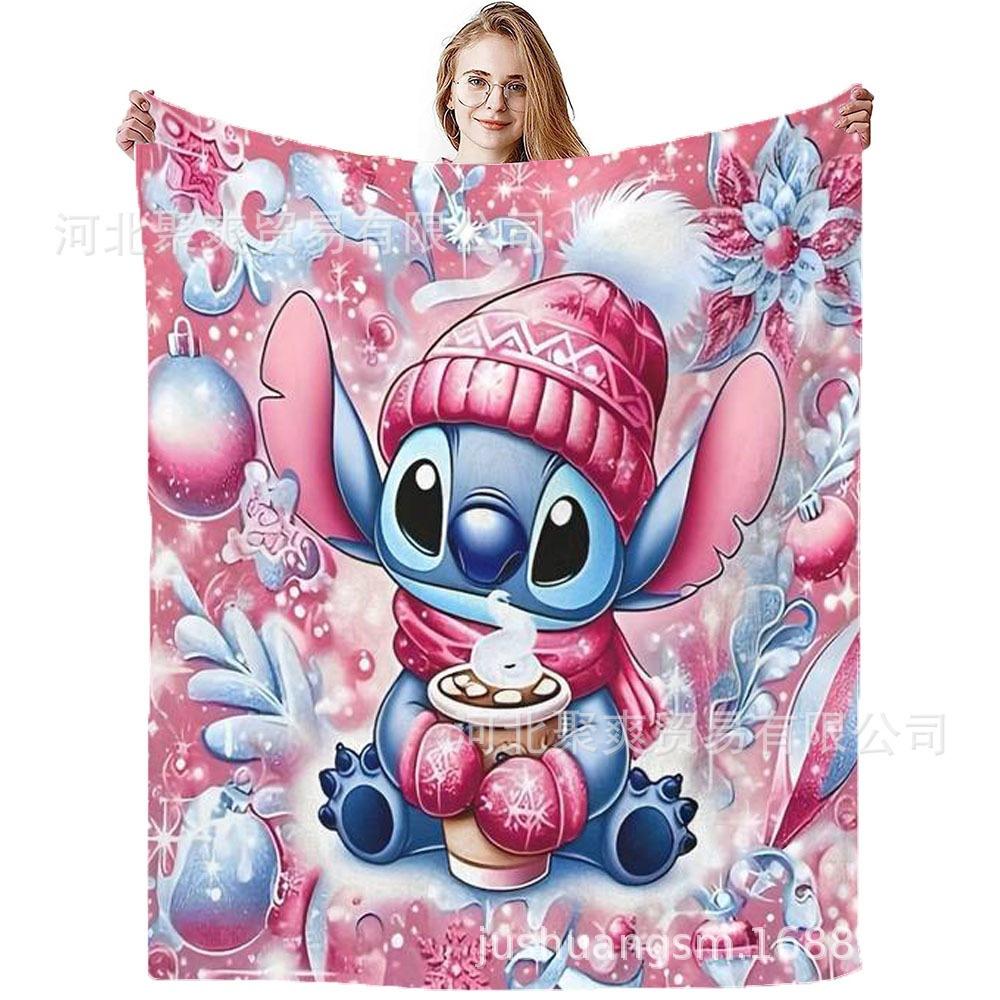 Stitch Flannel Blanket Star Baby Blanket Air Conditioning Blanket Nap Blanket Flannel Blanket Cross Border