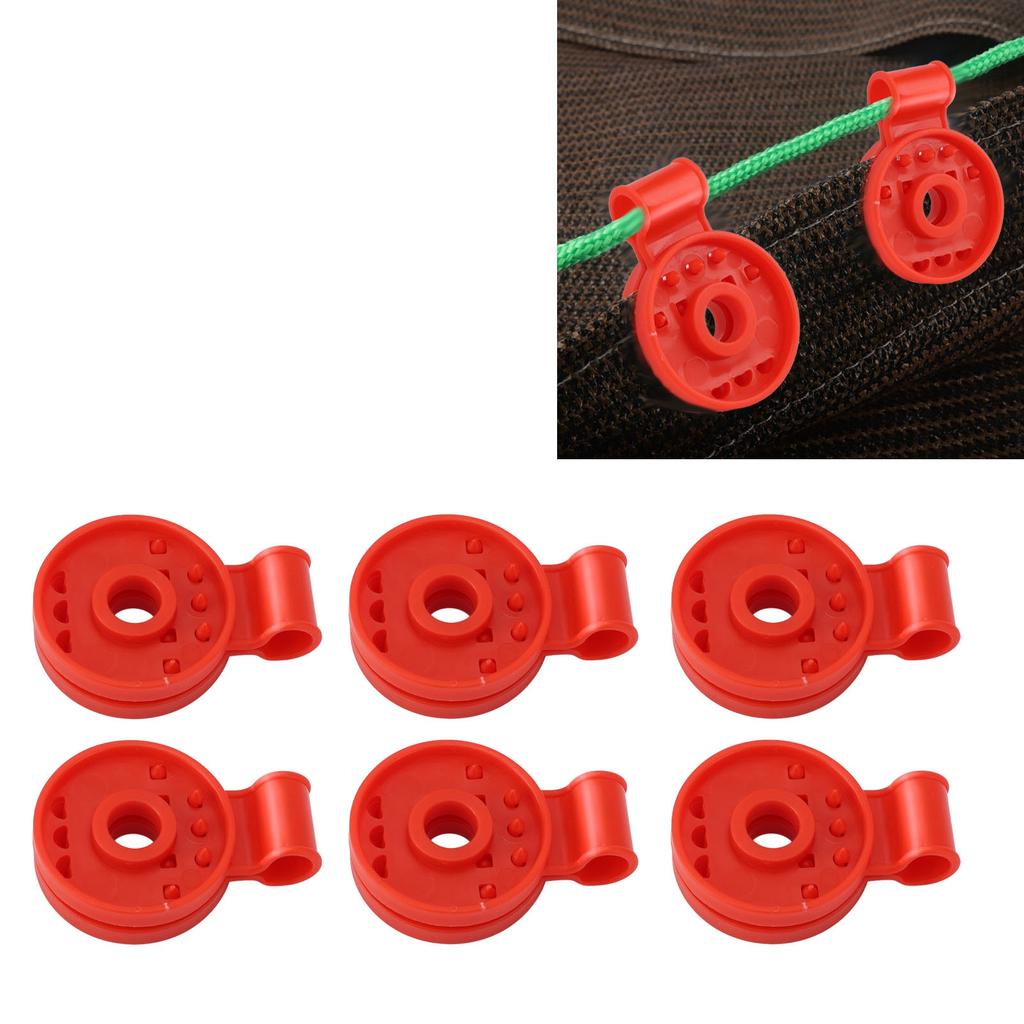 50pcs Shade Cloth Clips Round Ageing Resistant Plastic Sun Shade Net Clip for Bird Netting Gardening Shade Cloth