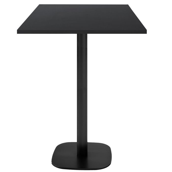 60 X 60 Cm High Table - Round Black Model