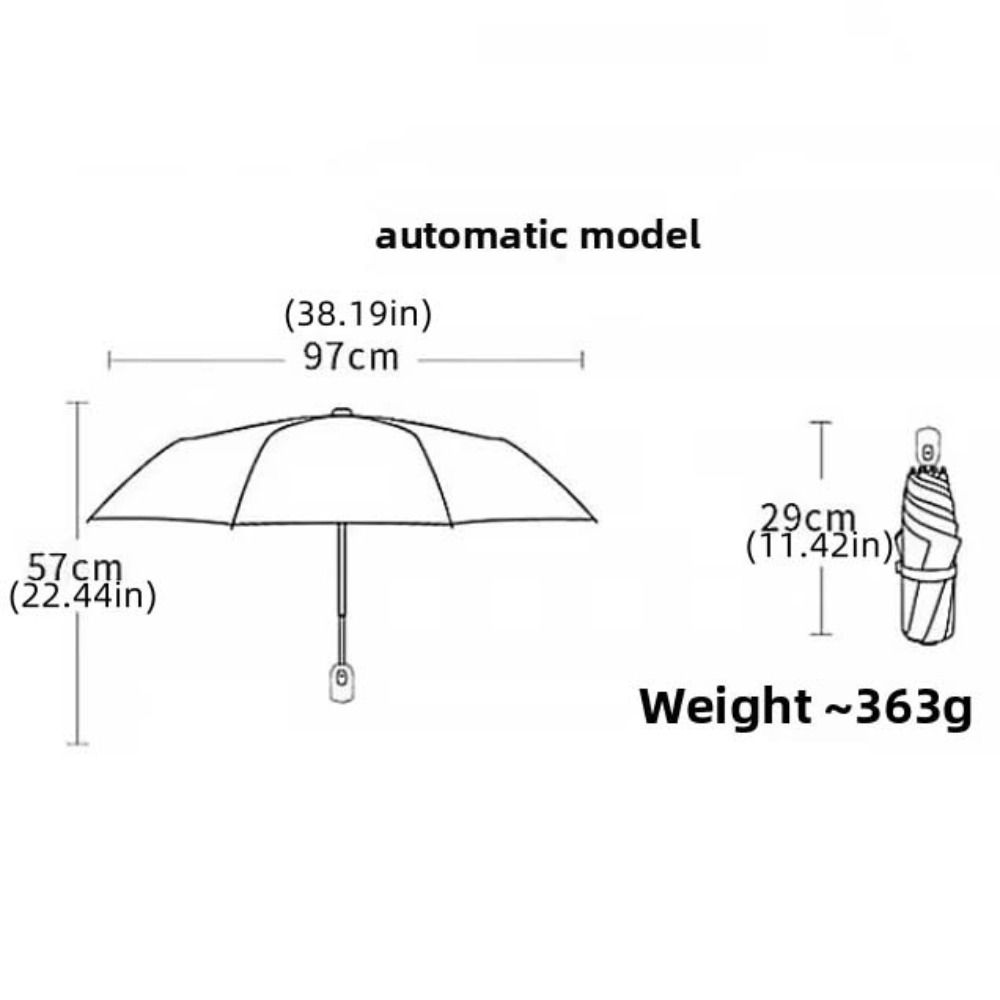 Fresh Flowers Sun Umbrella UV Protection Floral Umbrella Ultraviolet Automatic Umbrella  Rain Gear