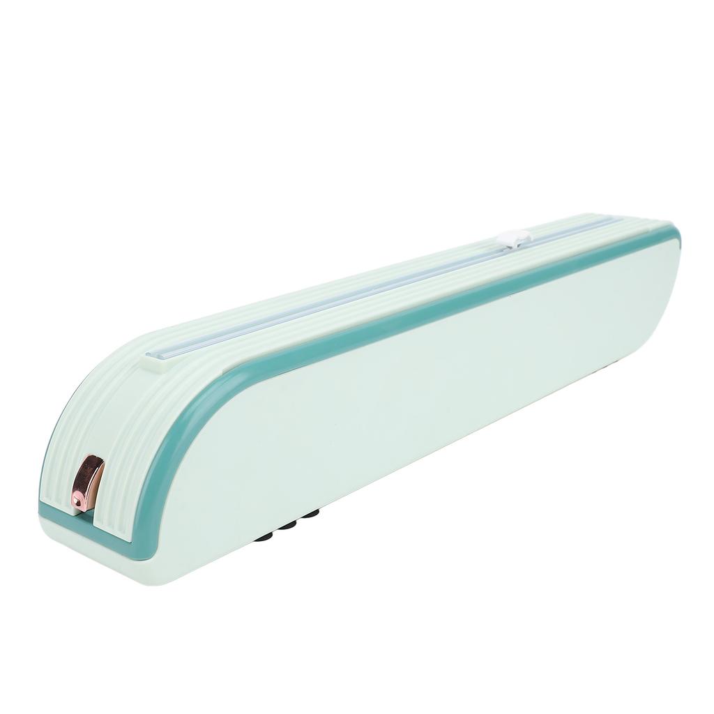 Cling Film Cutter with Suction Cups Magnetic Bidirectional Sliding Plastic Wrap Dispenser Cutter for Tin Aluminum Foil