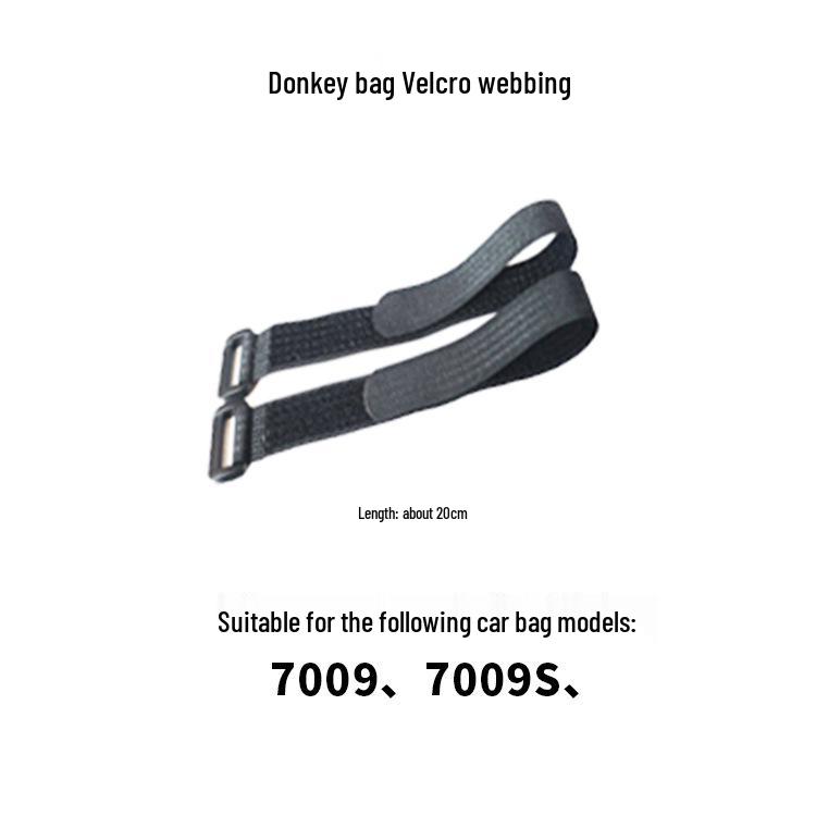Bicycle Pannier & Scooter Tail Bag with Extended Velcro Strap One Size