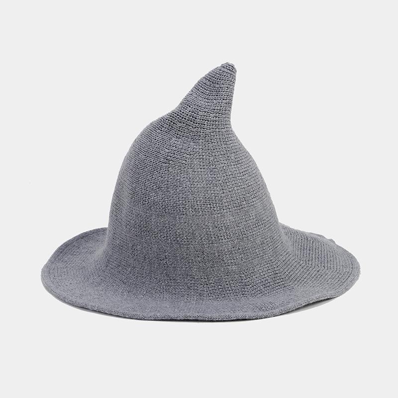Autumn and Winter New Halloween Decorative Hats Female Tide Hot Black Witch Hat Foldable High Top Basin Hat