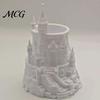 Makeup Brush Holder Castle Shape Pen Holder, 3D Printed Desk Organizer for Pens, Pencils, Desktop Brushes, Decorative Pencil Storage Cup Home